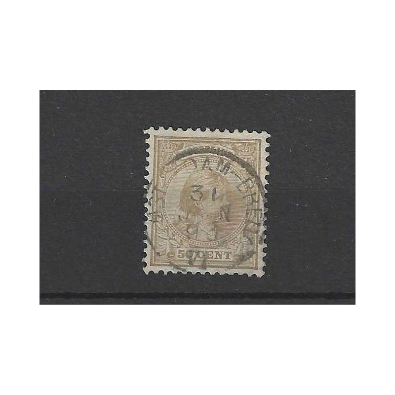 Nederland 43 met "AMSTERDAM-BREDA VI 1893" kleinrond VFU/gebr CV 35 € Nederland 43 met "AMSTERDAM-BREDA VI 1893" kleinrond VFU/gebr CV 35 €