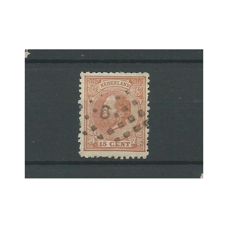 Nederland 23E Willem III 1872 VFU/gebr CV 95 € Nederland 23E Willem III 1872 VFU/gebr CV 95 €