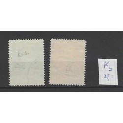Nederland 121K-124K Wilhelmina  VFU/gebr  CV 28 €  Pracht !!