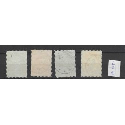 Nederland 121L-126L Wilhelmina  VFU/gebr  CV 18 €  Pracht !!