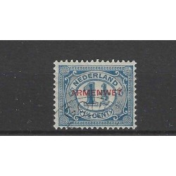 Nederland D1-8 Dienst "ARMENWET" VFU/gebr CV 240 €  Pracht !!