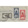Nederland 121, 129-131  Wilhelmina op R-brief  VFU/gebr CV -,- €  Pracht !!