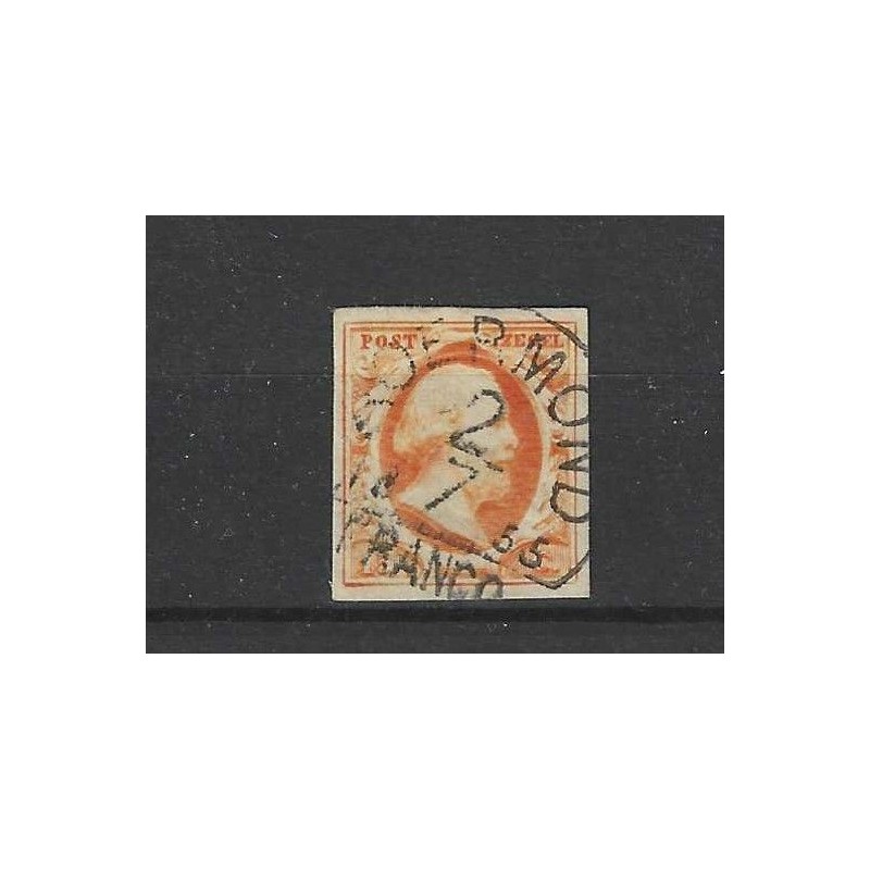 Nederland 3 Willem III "ROERMOND-C 1855" VFU/gebr CV 370 € Nederland 3 Willem III "ROERMOND-C 1855" VFU/gebr CV 370 €