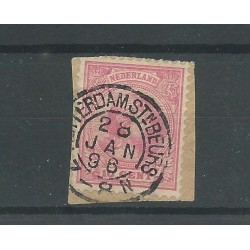 Nederland 37 "ROTTERDAM STnBEURS 1896"   VFU/gebr   CV  25 €