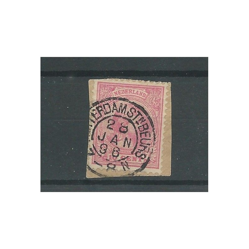 Nederland 37 "ROTTERDAM STnBEURS 1896" VFU/gebr CV 25 € Nederland 37 "ROTTERDAM STnBEURS 1896" VFU/gebr CV 25 €