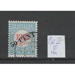 Nederland P28-III  Port 1907  VFU/gebr CV 160 €