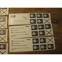 Nederland PB6a/6s, PB6eF, PB6fFp, PB6fFq Postzegelsboekjes MNH/postfris  CV 265 €