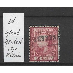 Nederland 8I-A Willem III  Aangetekend VFU/gebr  CV 40 €