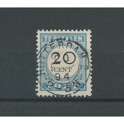 Nederland P10 met "ROTTERDAM-2 1894"  VFU/gebr   CV 25+€