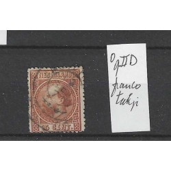 Nederland 9II-D met "Franco-takje 1875" VFU/gebr  CV 45 €