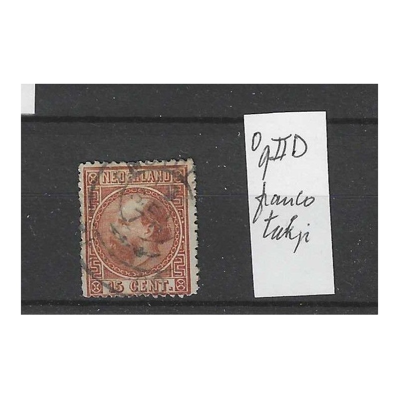 Nederland 9II-D met "Franco-takje 1875" VFU/gebr CV 45 € Nederland 9II-D met "Franco-takje 1875" VFU/gebr CV 45 €