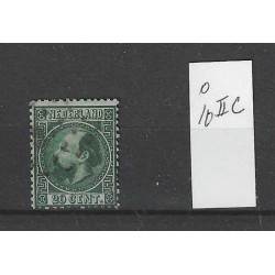 Nederland 10II-C Willem III  VFU/gebr  CV 35 €