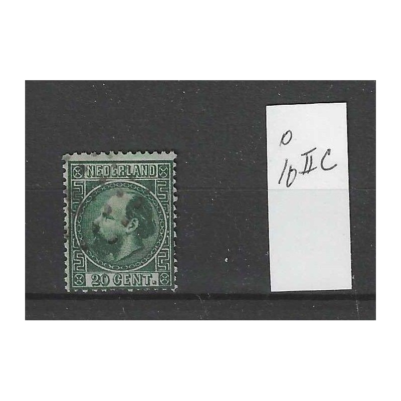 Nederland 10II-C Willem III VFU/gebr CV 35 € Nederland 10II-C Willem III VFU/gebr CV 35 €