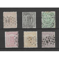 Nederland 13-18 Wapen serie VFU/gebr  CV 334 €