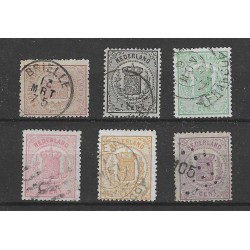 Nederland 13-18 Wapen serie VFU/gebr  CV 334 €