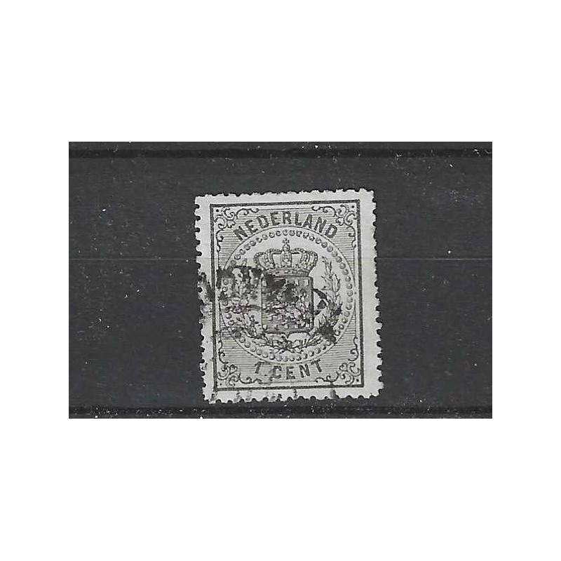 Nederland 14A Wapens 1869 VFU/gebr CV 100 € Nederland 14A Wapens 1869 VFU/gebr CV 100 €