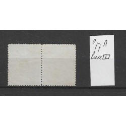 Nederland 17A Wapens 1869  paartje VFU/gebr  CV 50 €