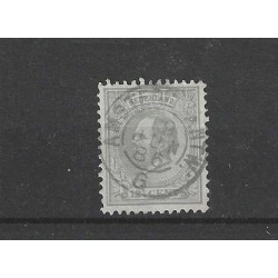 Nederland 22 met "AMSTERD:ANTW:-G 1886" VFU/gebr  CV 10+ €