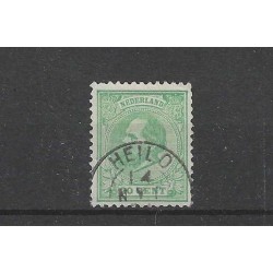 Nederland 24 met "Heilo"  kleinrond VFU/gebr  CV 40+ €