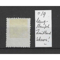 Nederland 19 met ZUIDLAND  langstempel VFU/gebr  CV ?? €