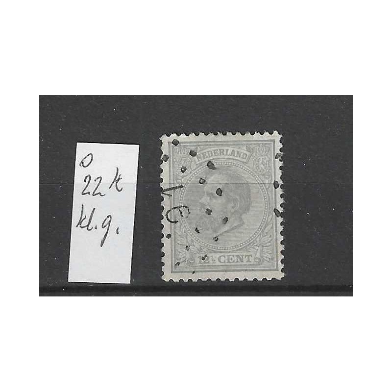 Nederland 22K Willem III 1872 VFU/gebr CV 72 € Nederland 22K Willem III 1872 VFU/gebr CV 72 €