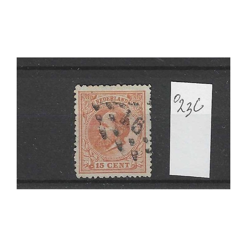 Nederland 23C Willem III 1872 VFU/gebr CV 17 € Nederland 23C Willem III 1872 VFU/gebr CV 17 €