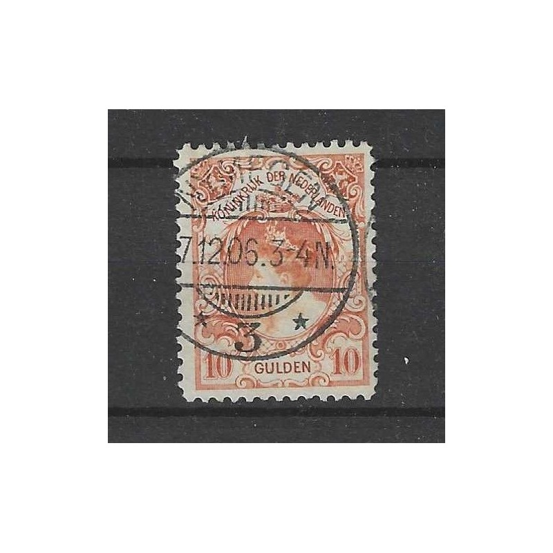 Nederland 80 met "NIJMEGEN 1906" Martin stempel VFU/gebr CV 750++ € Nederland 80 met "NIJMEGEN 1906" Martin stempel VFU/gebr CV 750++ €