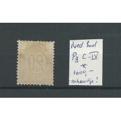 Ned Indie  P9C-IV   MH/ongebr  CV 1000 € lees