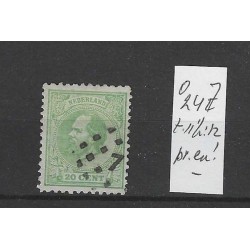 Nederland 24J  Willem III  1872  VFU/gebr  CV 20 €
