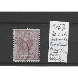 Nederland 26J  met plaatfout PM4 VFU/gebr  CV 80 €