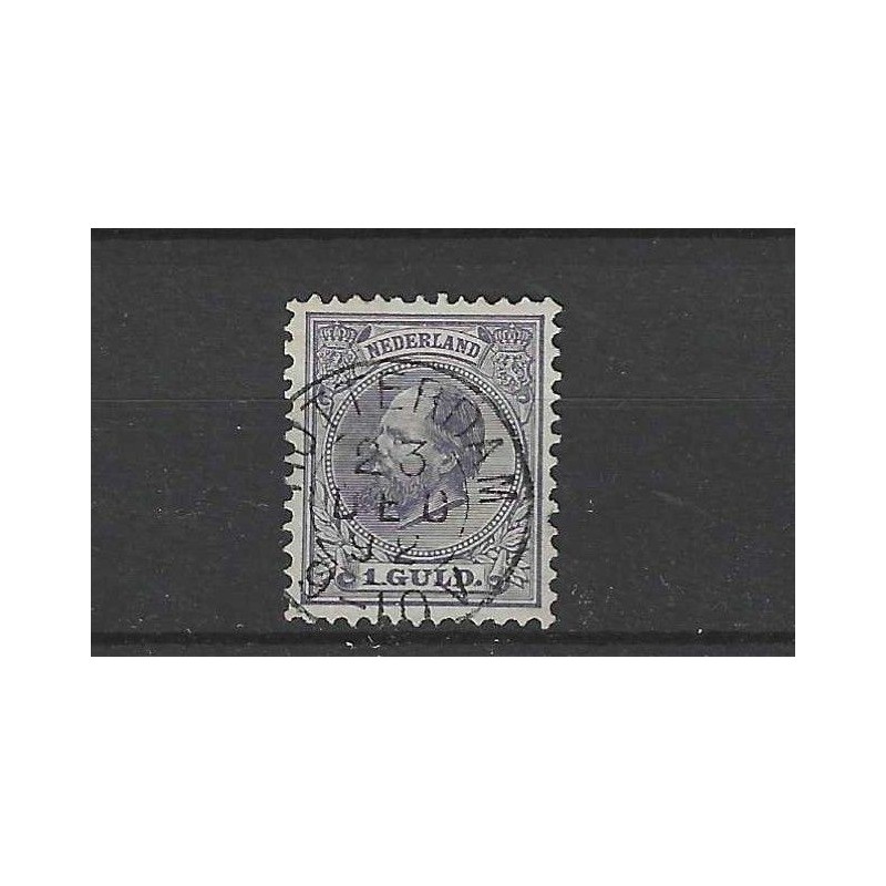 Nederland 28 Willem III 1872 "ROTTERDAM 1892" VFU/gebr CV 50 € Nederland 28 Willem III 1872 "ROTTERDAM 1892" VFU/gebr CV 50 €