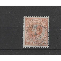 Nederland 23H  "BUDEL 1883" in blauw VFU/gebr  CV 25+ €