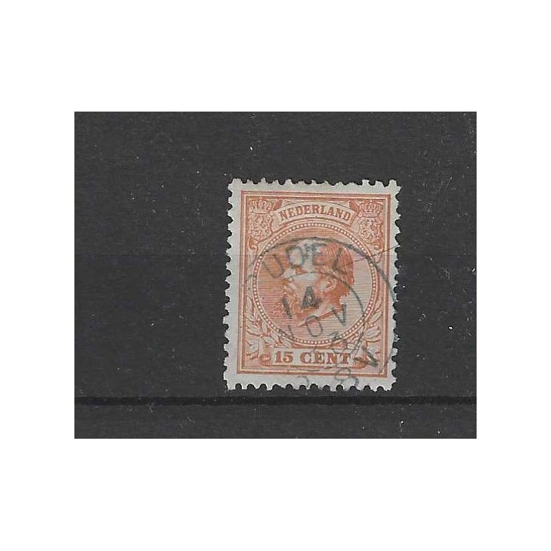 Nederland 23H "BUDEL 1883" in blauw VFU/gebr CV 25+ € Nederland 23H "BUDEL 1883" in blauw VFU/gebr CV 25+ €