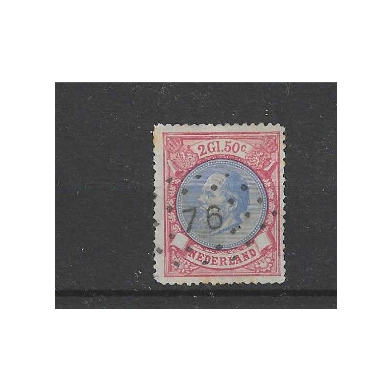 Nederland 29 met puntstempel 76 VFU/gebr CV 200 € Nederland 29 met puntstempel 76 VFU/gebr CV 200 €