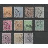 Nederland 34-44 Wilhelmina 1891  VFU/gebr  CV  178 €