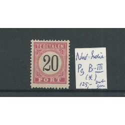 Ned Indie  P9B-III   MH/ongebr   CV  125 € zonder gom