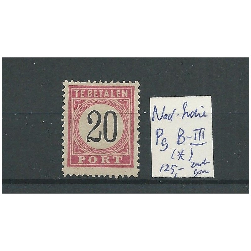 Ned Indie P9B-III MH/ongebr CV 125 € zonder gom Ned Indie P9B-III MH/ongebr CV 125 € zonder gom