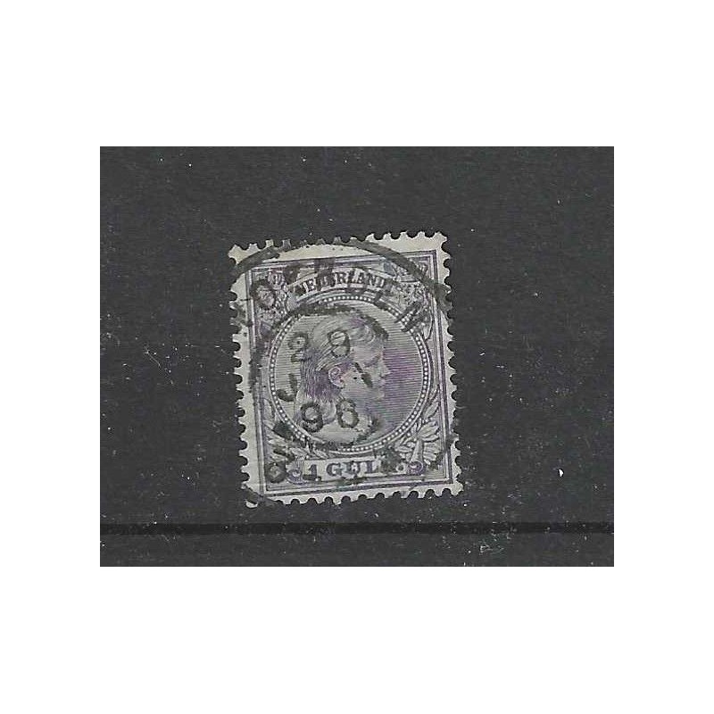 Nederland 44 Wilhelmina "WOERDEN 1896" grootrond VFU/gebr CV 100 € Nederland 44 Wilhelmina "WOERDEN 1896" grootrond VFU/gebr CV 100 €