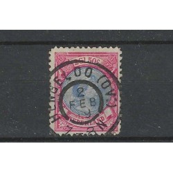 Nederland 47 Wilhelmina "HENGELO (OV:) 1899" grootrond  VFU/gebr  CV  175+ €