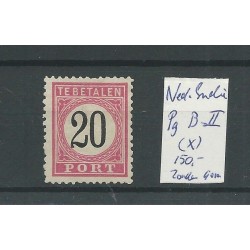 Ned Indie  P9B-II  MH/ongebr   CV  125 € zonder gom, miniem dun