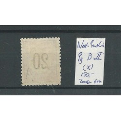 Ned Indie  P9B-II  MH/ongebr   CV  125 € zonder gom, miniem dun