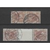 Nederland 61b/61c KEERDRUKKEN  VFU/gebr   CV  1350 €
