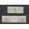 Nederland 61b/61c KEERDRUKKEN  VFU/gebr   CV  1350 €