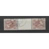 Nederland 61b/61c KEERDRUKKEN  VFU/gebr   CV  1350 €