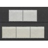 Nederland 61b/61c KEERDRUKKEN  VFU/gebr   CV  1350 €
