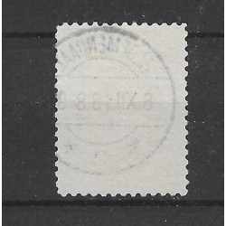 Nederland 80 Wilhelmina "BLOEMENDAAL 1918" langebalk  VFU/gebr CV  750 €  Certificaat !!