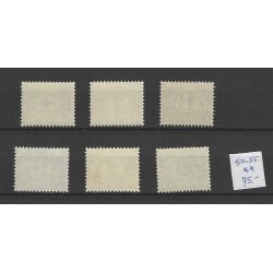 Nederland 50-55 Cijfer  MNH/postfris CV  75 €