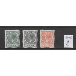 Nederland  136-138 Tentoonstelling  MH/ongebr  CV 160 €