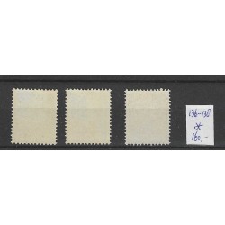 Nederland  136-138 Tentoonstelling  MH/ongebr  CV 160 €