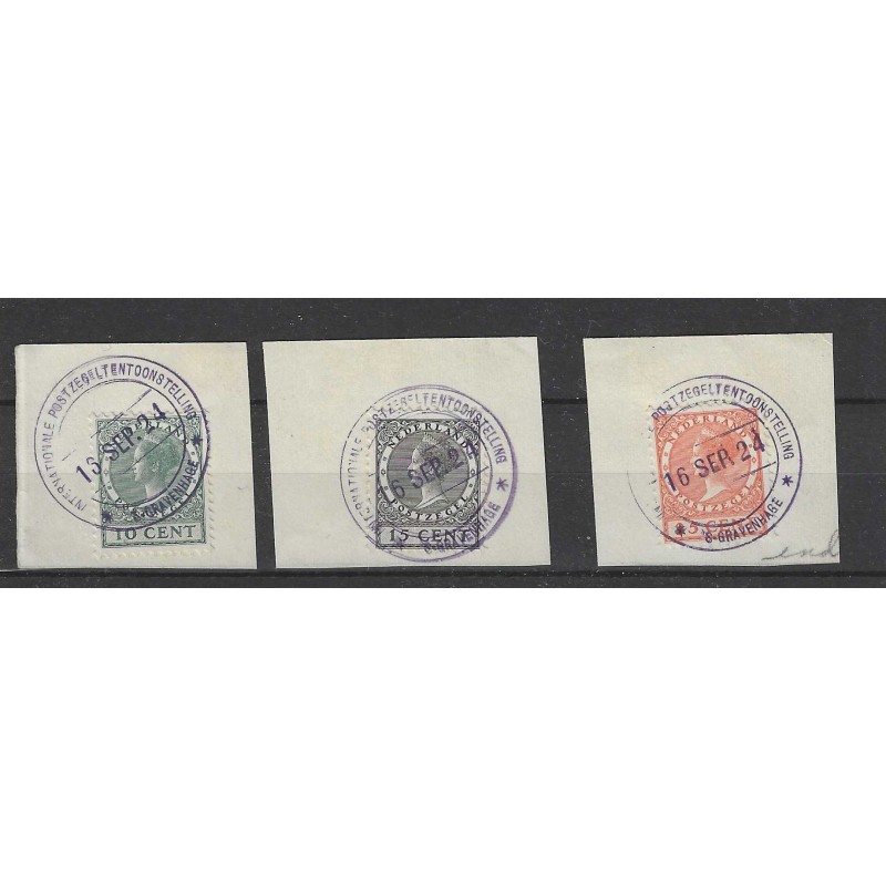 Nederland 136-138 Tentoonstelling VFU/gebr CV 160 € Nederland 136-138 Tentoonstelling VFU/gebr CV 160 €
